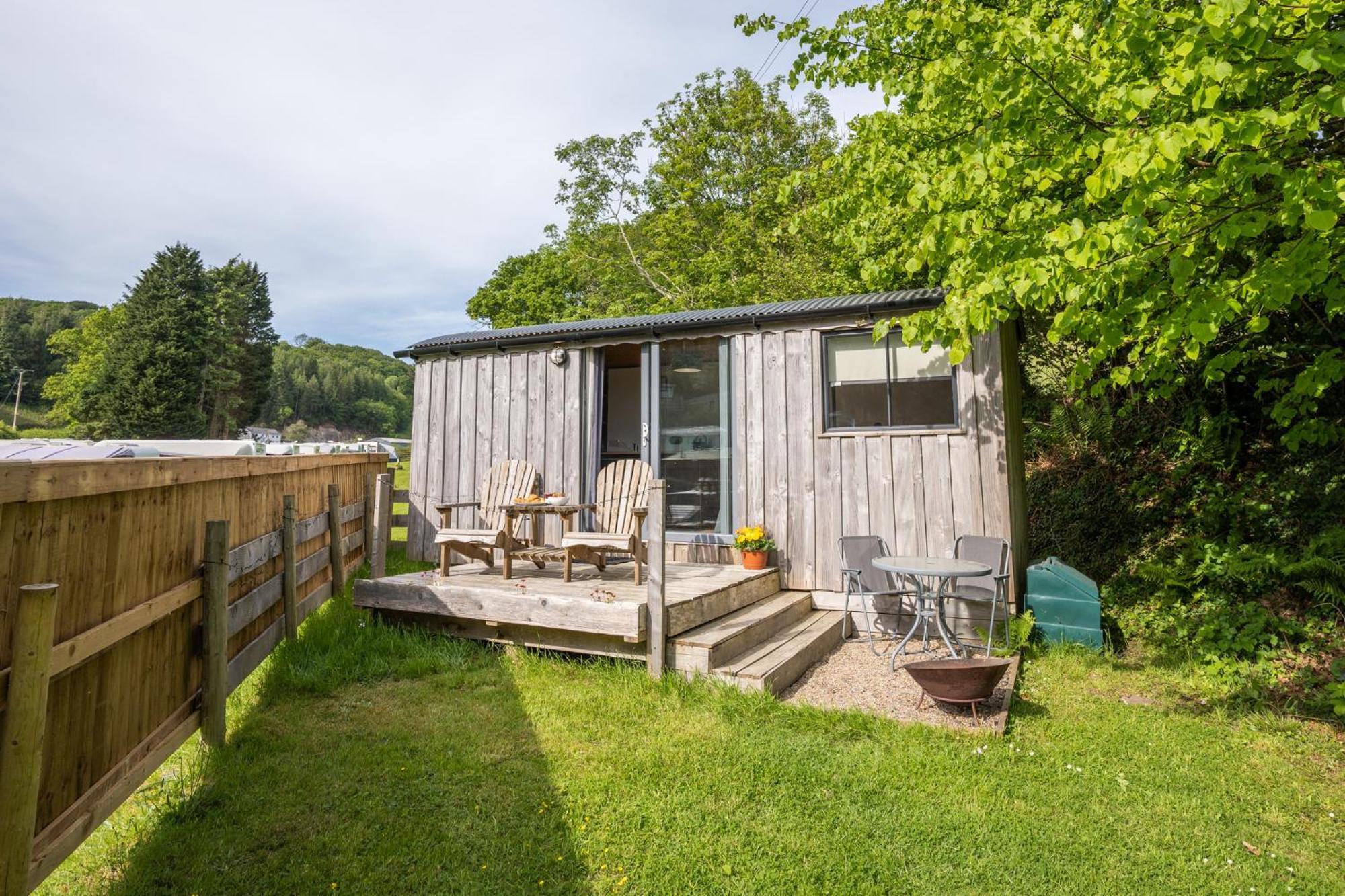 Cefn Crib Cabins Machynlleth Eksteriør billede