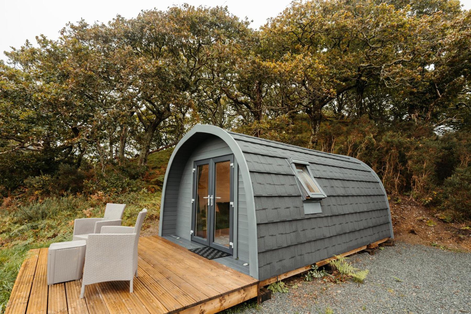 Cefn Crib Cabins Machynlleth Eksteriør billede
